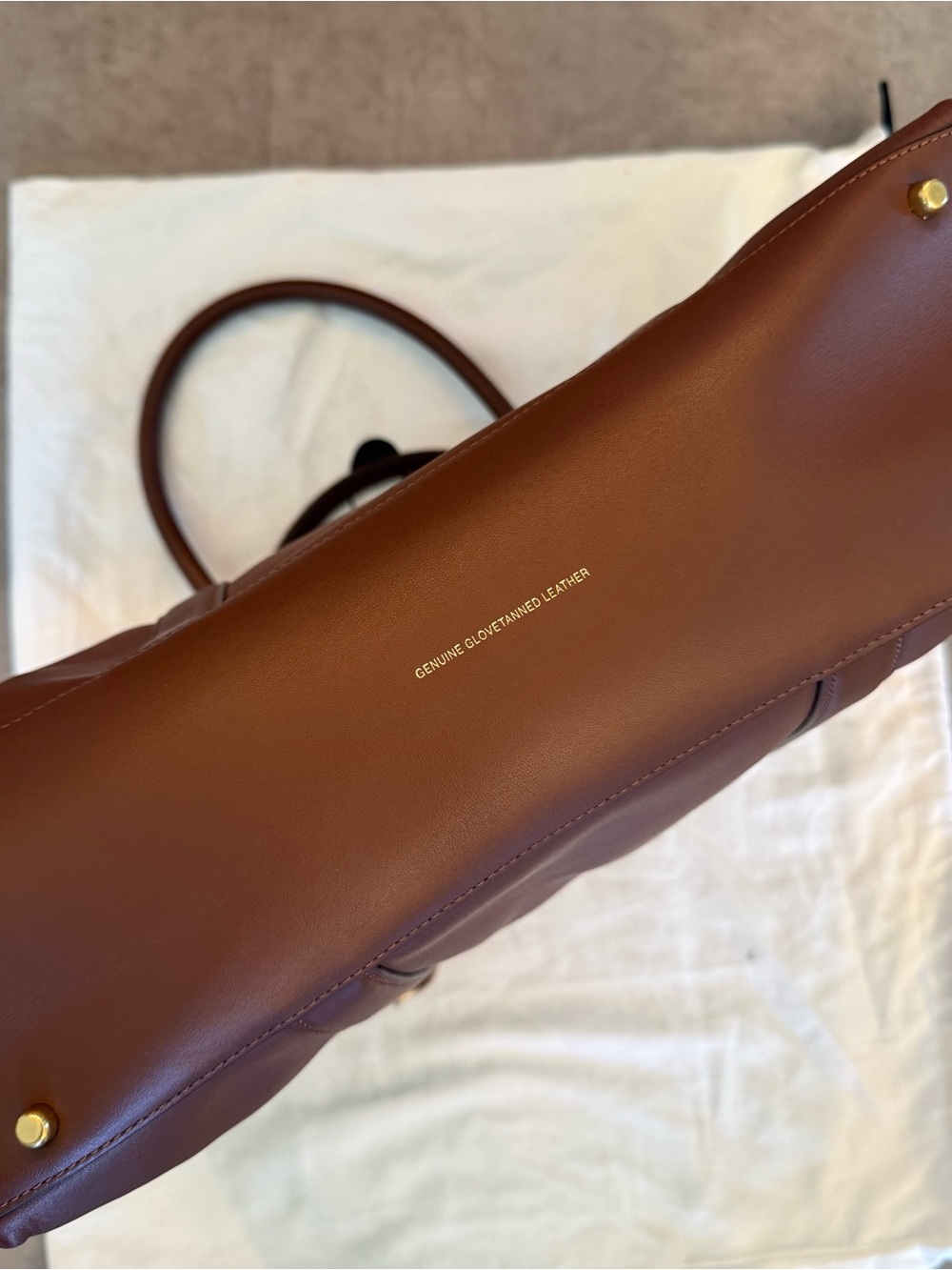 Coach Metropolitan Carryall, men's tote, tan glove leather, nearly new - Picture 11 of 13